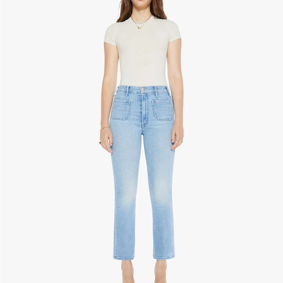 MOTHER Hustler Patch Pocket Black Denim Jeans - Picture 5 of 7